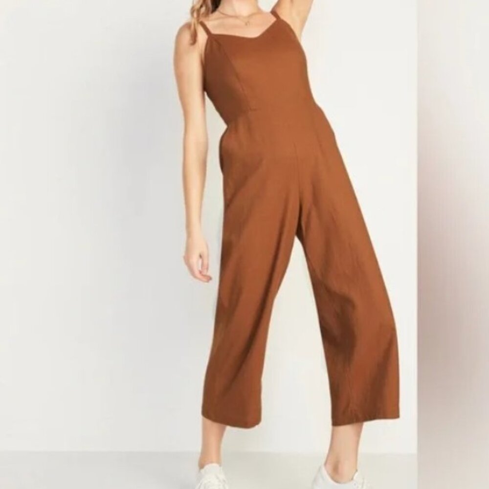 Women's Brown Jumpsuit